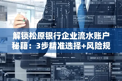 解锁松原银行企业流水账户秘籍:3步精准选择+风险规避全攻略