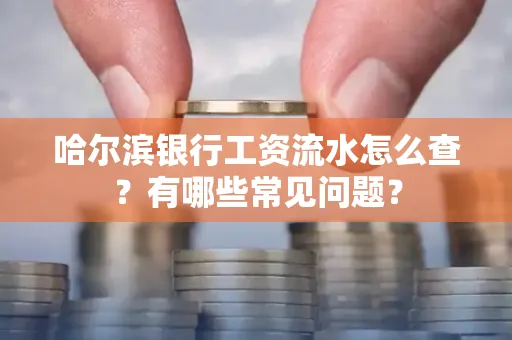 哈尔滨银行工资流水怎么查?有哪些常见问题?