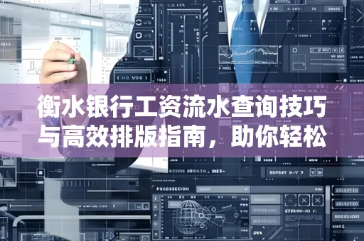 衡水银行工资流水查询技巧与高效排版指南,助你轻松通过贷款审批