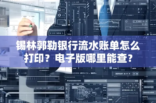 锡林郭勒银行流水账单怎么打印?电子版哪里能查?