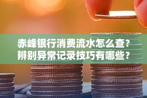 赤峰银行消费流水怎么查?辨别异常记录技巧有哪些?