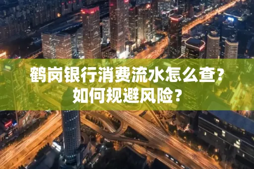 鹤岗银行消费流水怎么查?如何规避风险?