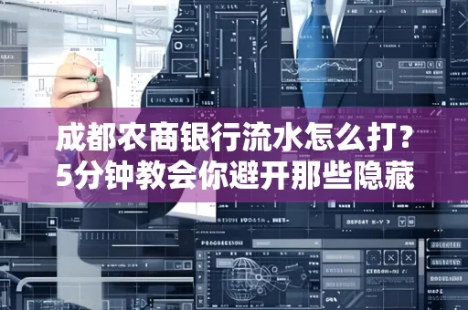 成都农商银行流水怎么打?5分钟教会你避开那些隐藏坑