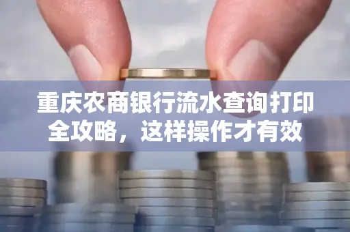 重庆农商银行流水查询打印全攻略,这样操作才有效